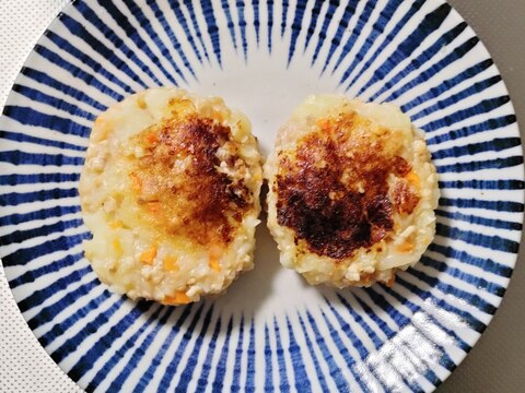 【パン粉いらず】にんじん入りヘルシー焼きコロッケ